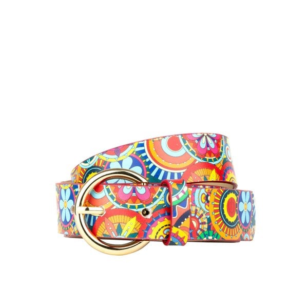 Embassy London Emma - Signature Print - Women's Italian leather belt in signature print