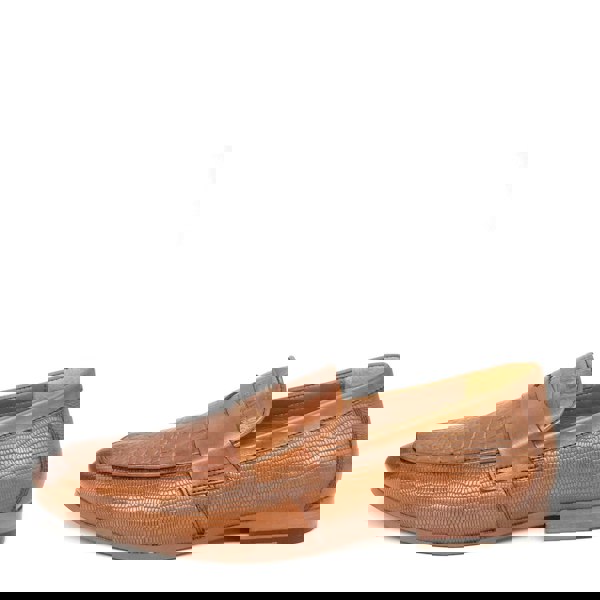 HX London Sutton Textured Penny Loafers