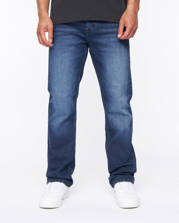 Duck and Cover Janstar Straight Leg Jeans Dark Wash