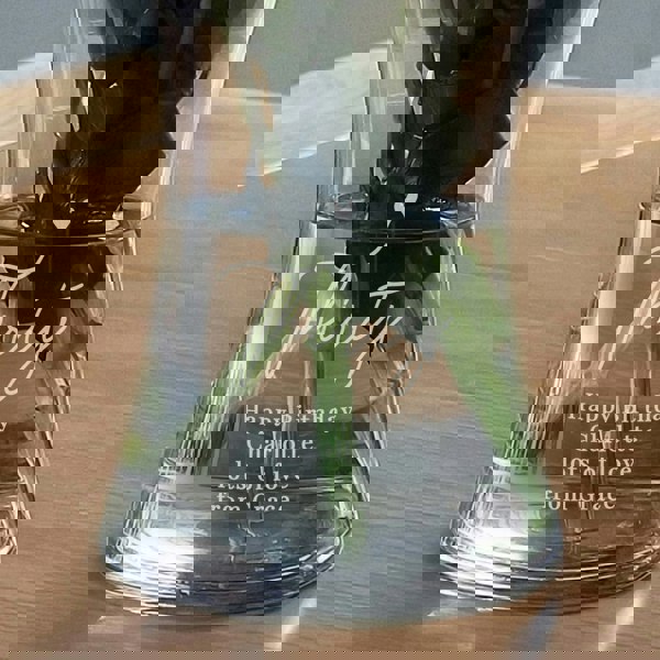 Personalised Memento Company Personalised Big Age Glass Vase