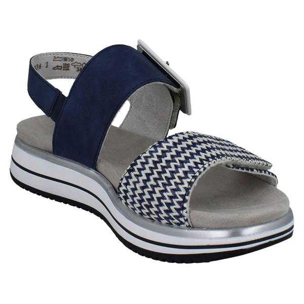 Remonte Ladies Remonte X Elle Faux Buckle Sandals D1J53