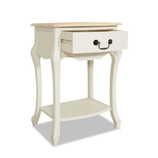 Statement Furniture Juliette Bedside Table with Drawer French Style Nightstand