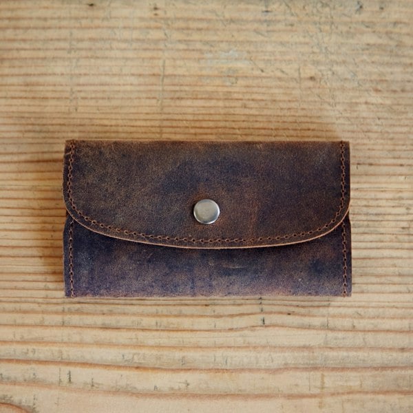Paper High Buffalo Leather Key Holder