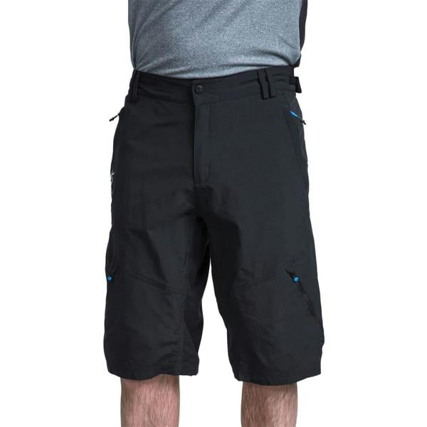 Trespass Mens Malaki Slim Walking Bib Shorts - Black - 