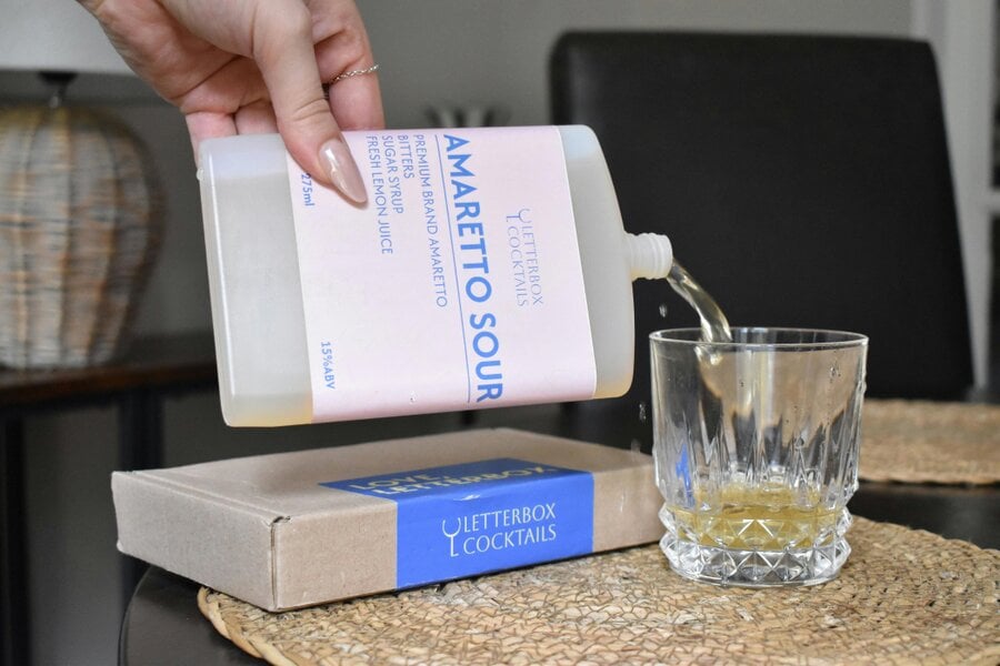 Letterbox Cocktails Amaretto Sour Cocktail – Premium Letterbox Cocktail Gift (100ml)