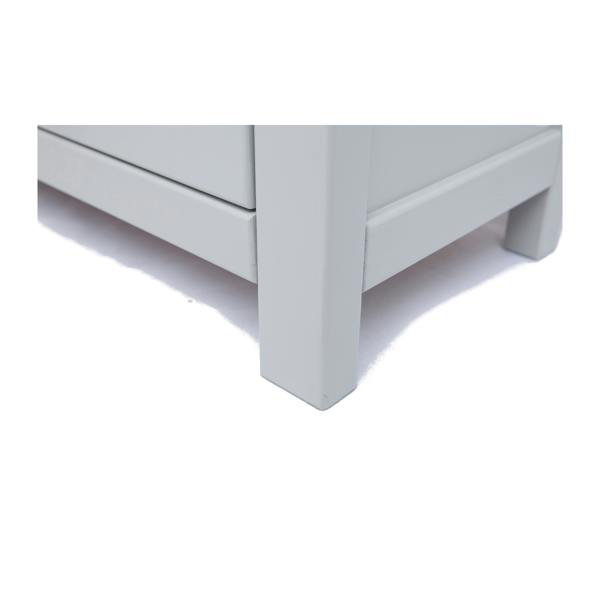 Cabinet Bits Argenta Light Grey 1 Drawer TV Cabinet Wood Knob