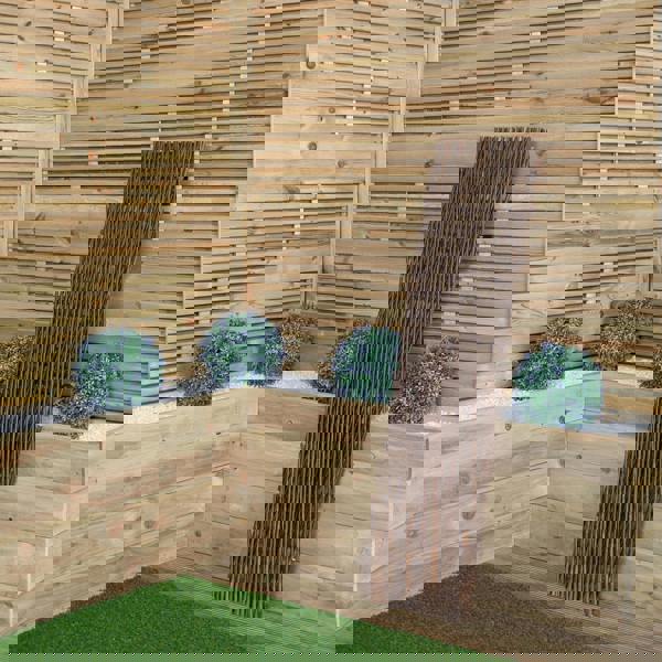 Samuel Alexander 1.8m x 1.2m Large Expanding Garden Willow Trellis Plant Support