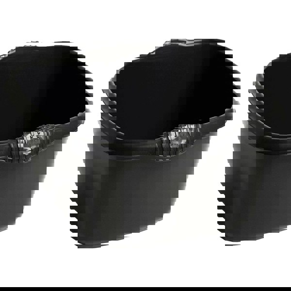 Black & Silver Rectangular Washing Up Bowl Ideal For Washing Dishes