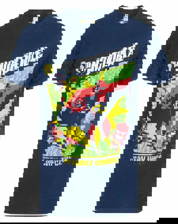 Disney Mens Blue The Incredibles Short Sleeved T-Shirt