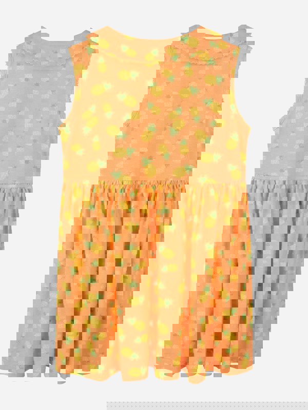 Rachel Riley Girls Pineapple Dress in Orange