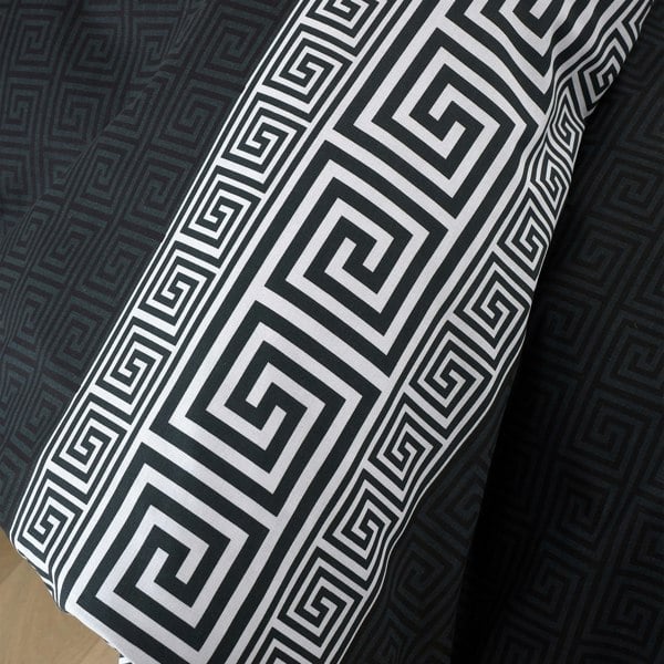 Catherine Lansfield Artemis Greek Key Reversible Duvet Cover Set