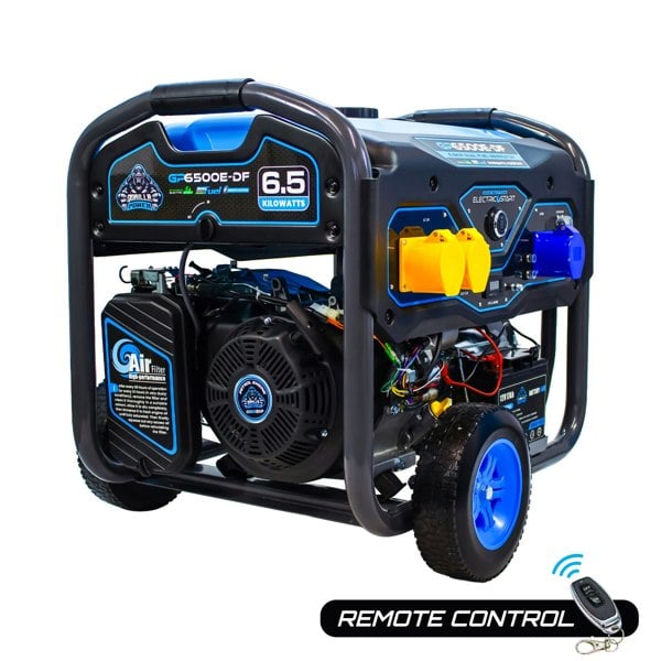 Equip2clean Gorilla Power 6500W Dual-Fuel Generator with Electric Start - GP6500E-DF  – High Performance & Versatile Power