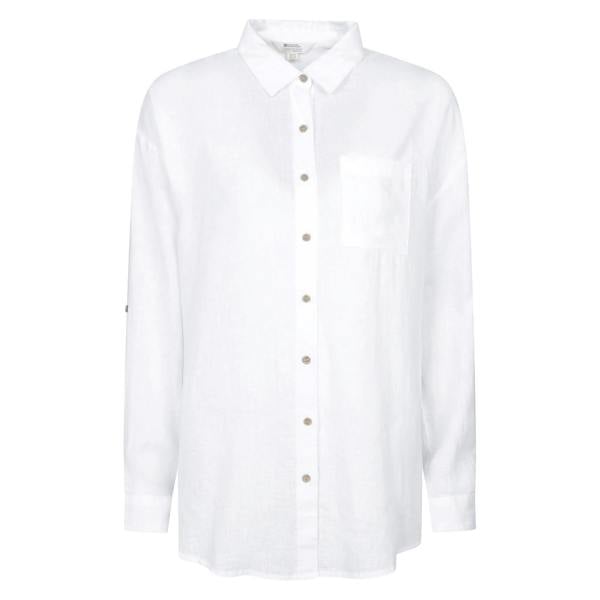 Mountain Warehouse Womens Santiago Oversized Shirt - White