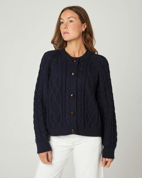 Peregrine  Beckett Cable Knit Cardigan