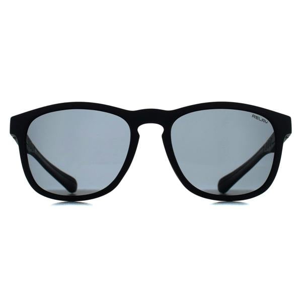 Relay Round Unisex Matte Black Smoke Polarized Pulse Sunglasses