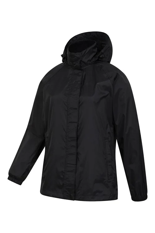 Mountain Warehouse Womens/Ladies Pakka II Waterproof Jacket - Black