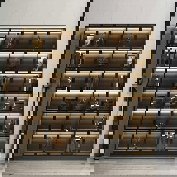 Rit Concept Kauffman Wine Storage With Glass Doors, Display Cabinet