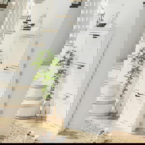 Flip-down Shoe Cabinet