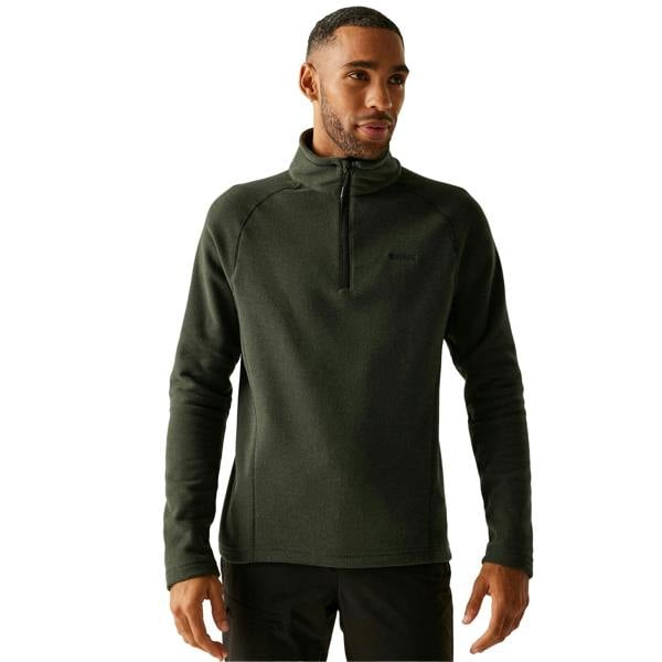 Regatta Great Outdoors Mens Kenger Half Zip Honeycomb Fleece - Olive Night - 