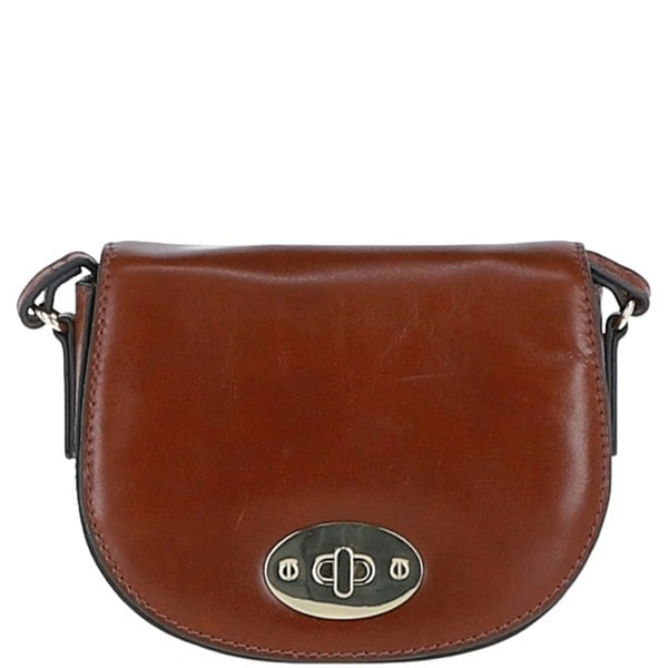 Ashwood 'Borsa della Moda' Real Leather Saddle Crossbody Bag: 63753
