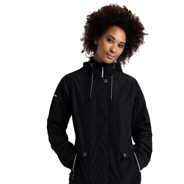 Trespass Womens/Ladies Flourish Waterproof Jacket - Black - 