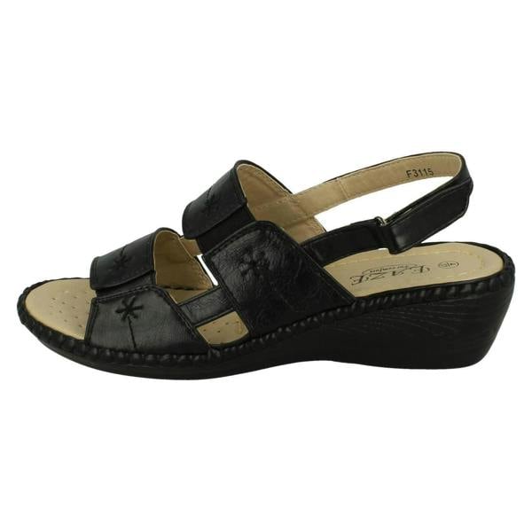 Eaze Ladies Eaze Casual Open Toe Sandals