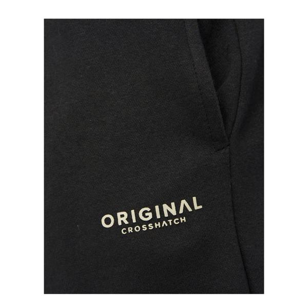 Crosshatch Mens Preece Jogging Bottoms - Black - 