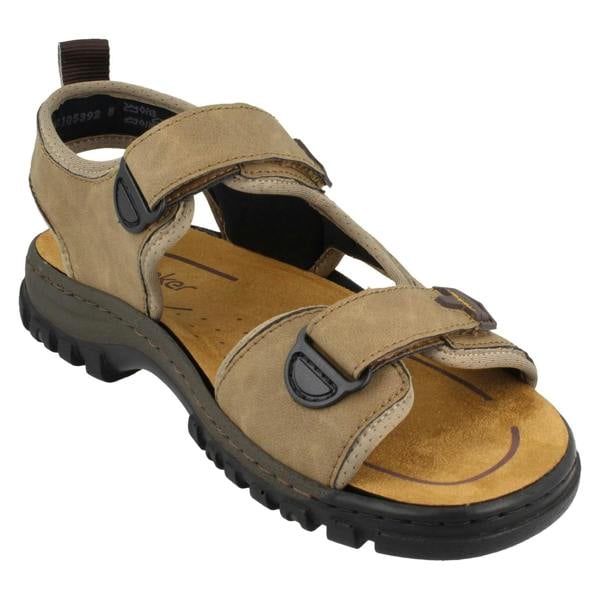 Rieker Mens Rieker Casual Adjustable Sandals 25055