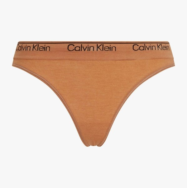 Calvin Klein Womens Thong Sandalwood