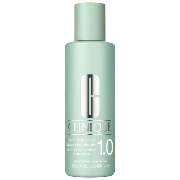 Clinique Cleansers & Makeup Removers Clarifying Lotion Twice A Day Exfoliator 1.0 for Dry and Sensitive Skin 400ml / 13.5 fl.oz.