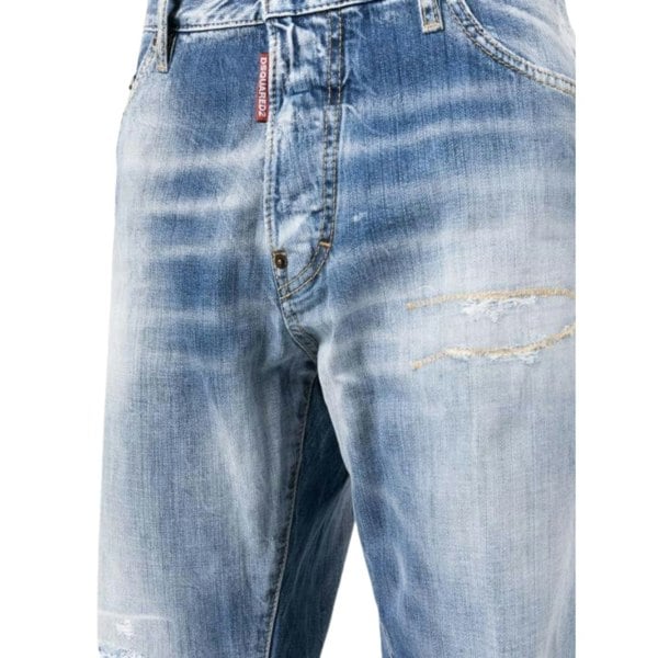 DSQUARED2 S71LB1117 S30309 ROADIE JEAN 470 NAVY BLUE JEANS Mens 48