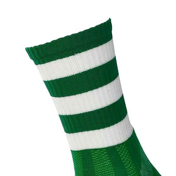 Precision Unisex Adult Pro Hooped Football Socks - Green/White