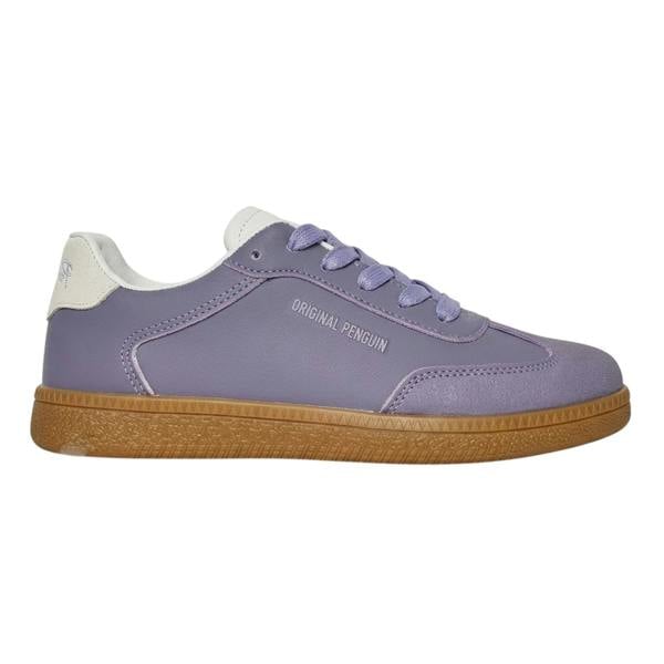 Original Penguin Mens Retro Round Toe Flat Trainers - Lilac - 