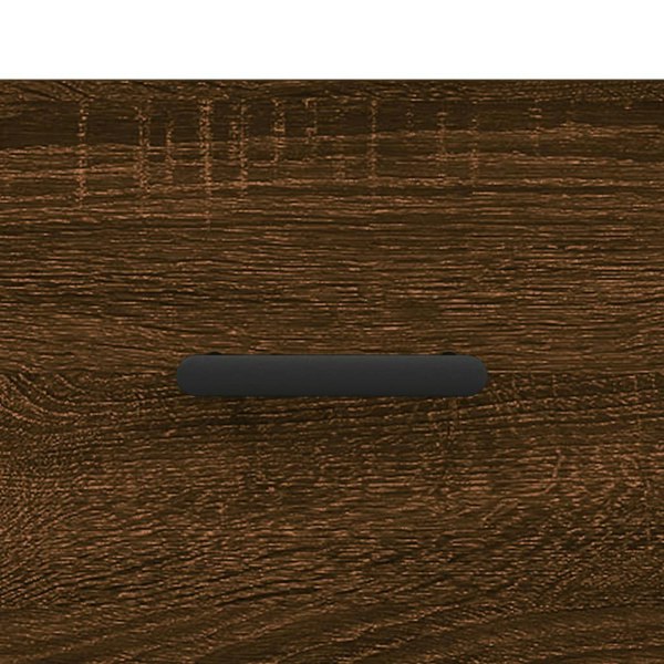 Berkfield Sideboard Brown Oak 69.5x34x90 cm Engineered Wood