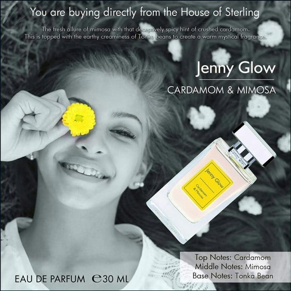 JENNY GLOW Cardamom and Mimosa Eau De Parfum 30ml