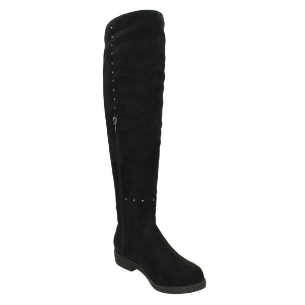 Spot On Ladies Spot On Mid Heel Knee High Boots