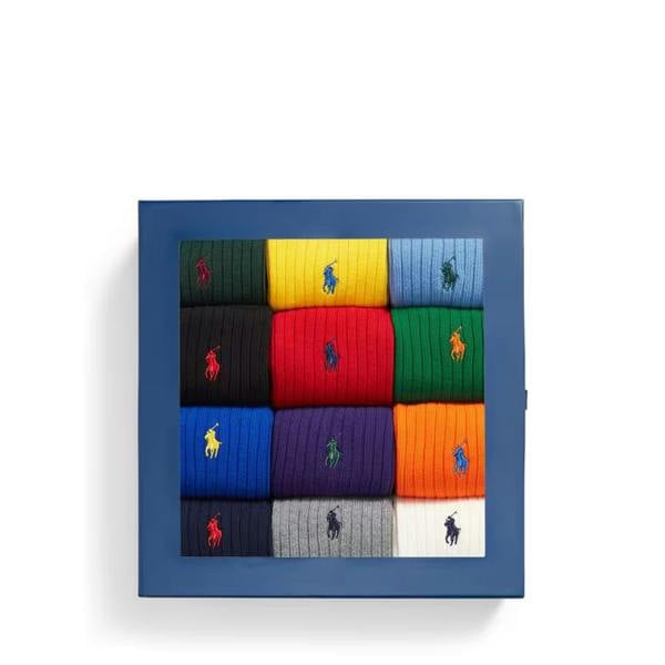 Polo Ralph Lauren CLASSIC CREW Socks   in  Multicoloured
