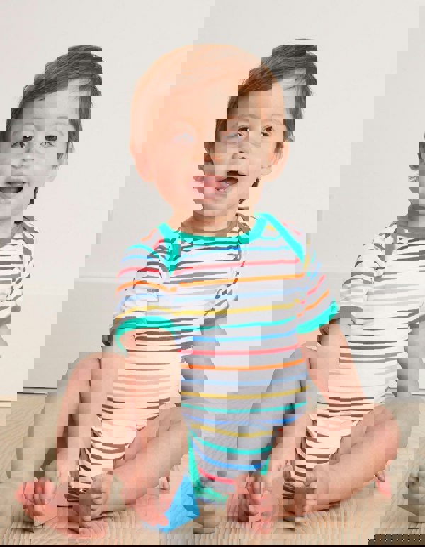 Organic Rainbow Print Baby Gift Set - Toby Tiger UK Retail