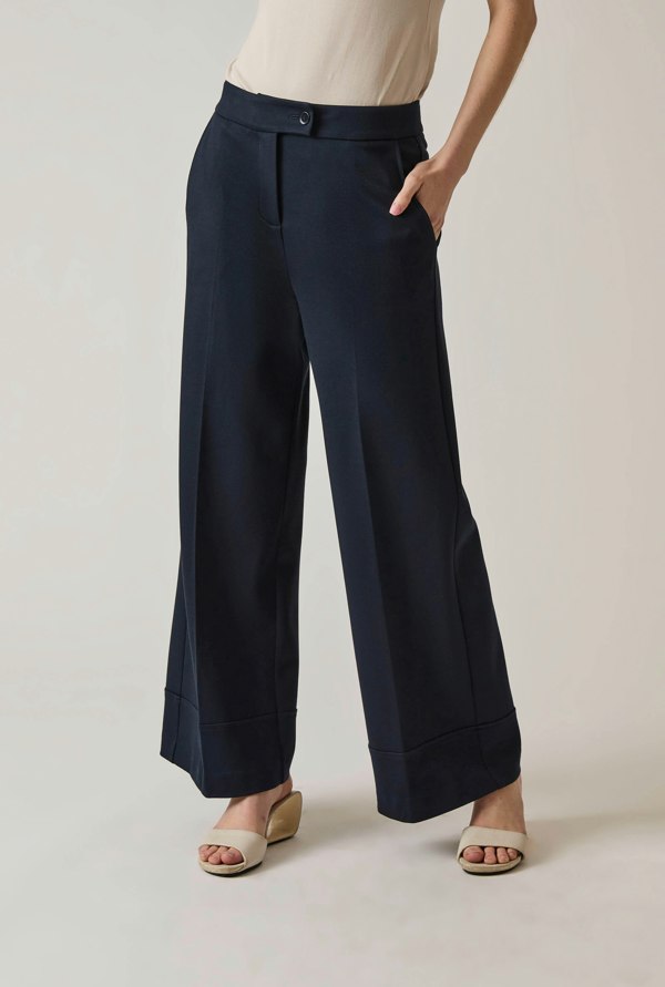 James Lakeland Tailored Navy Trousers