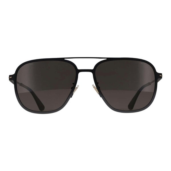 Police Sunglasses SPLL78 Champ Lite 1 305P Matte Black Rose Gold Smoke Polarized