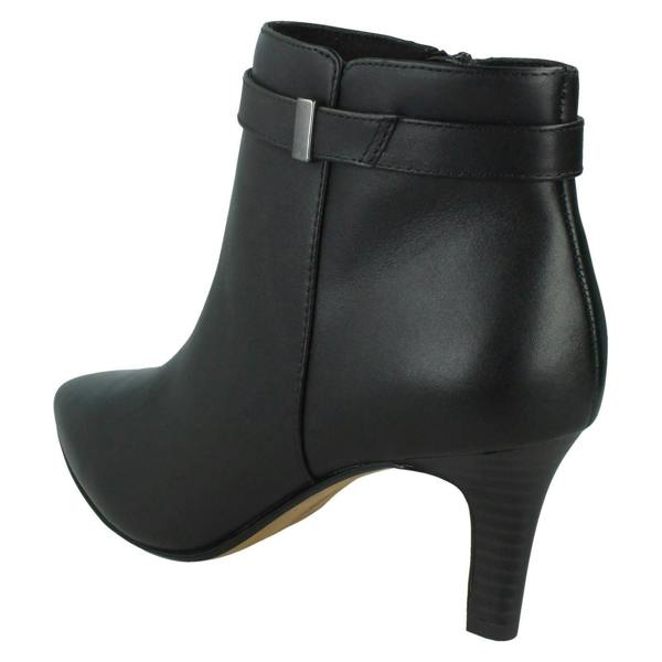 Clarks Ladies Clarks Heeled Ankle Boots Illeana Calla