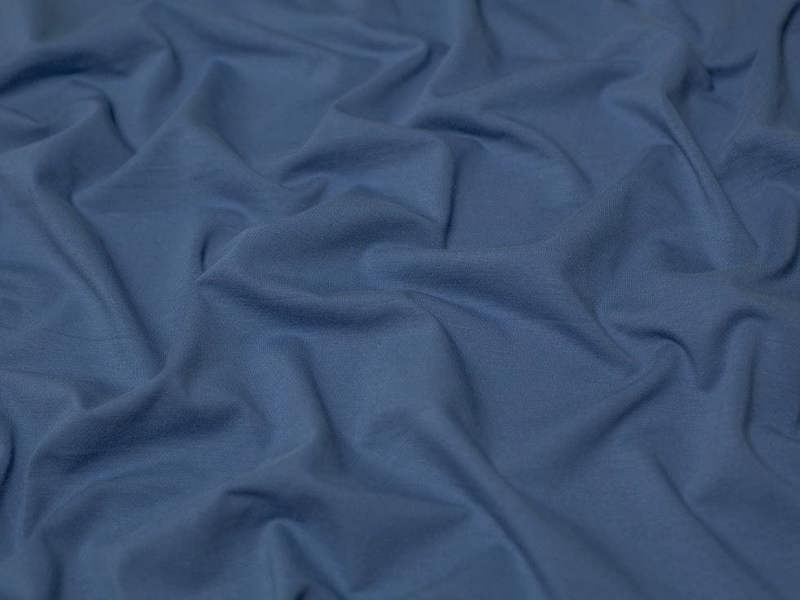 Minerva Core Range Minerva Heavy Cotton Jersey Stretch Knit Fabric - Plain Design Dressmaking Fabric, 160 cm / 63" Wide - per metre