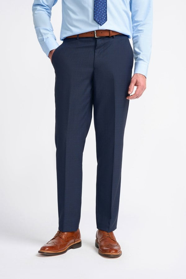 House of Cavani Seeba Navy Short Three Piece Suit