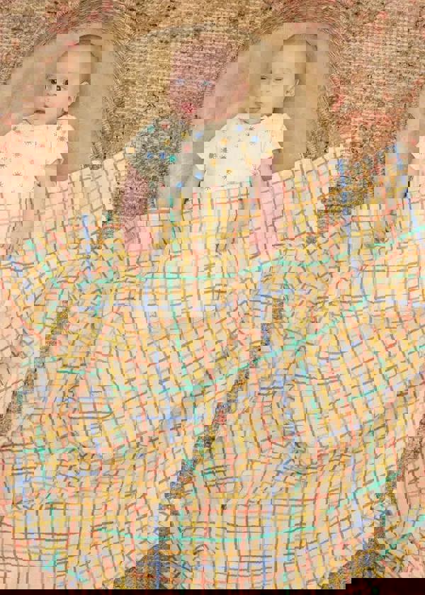 The Bonnie Mob Dinky - Rainbow Sunshine Short Sleeve Playsuit