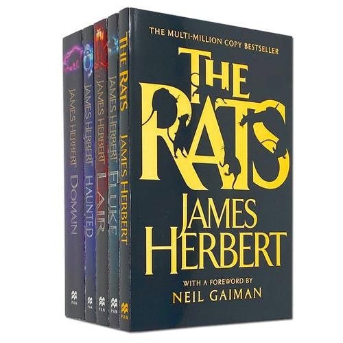 Macmillan James Herbert Collection 5 Books Set (The Rats, Lair, Domain, Haunted, Fluke)