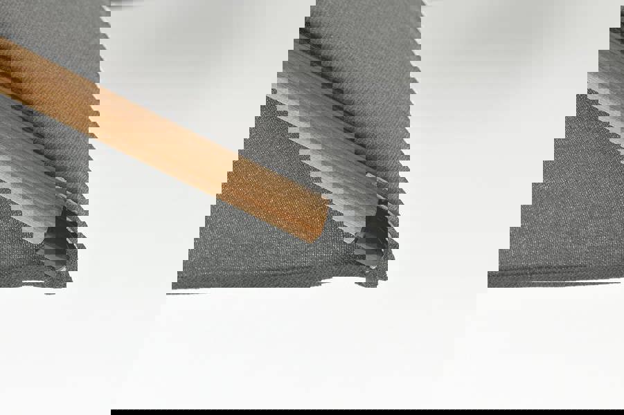 Garden Impressions Hawaii Deluxe 300cm x 300cm Teak Effect Pole Square Cantilever Parasol with 90kg Moveable Granite Base