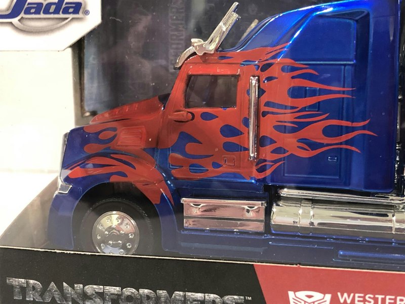 a toy truck in a box