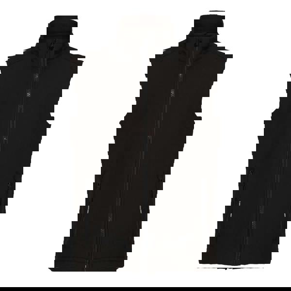 Regatta Professional Childrens/Kids Softshell Reflective Gilet - Black - 