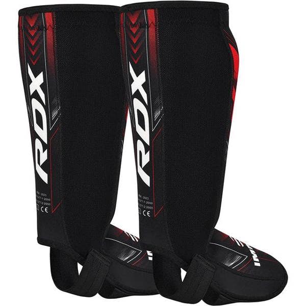 RDX Sports NEOPRENE SHIN INSTEP IMMAF-1-RED