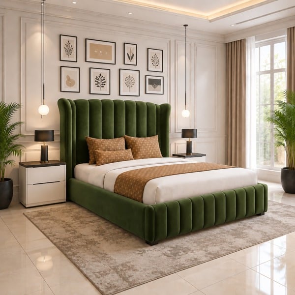 Paradise Beds Stylo Winged Bed
